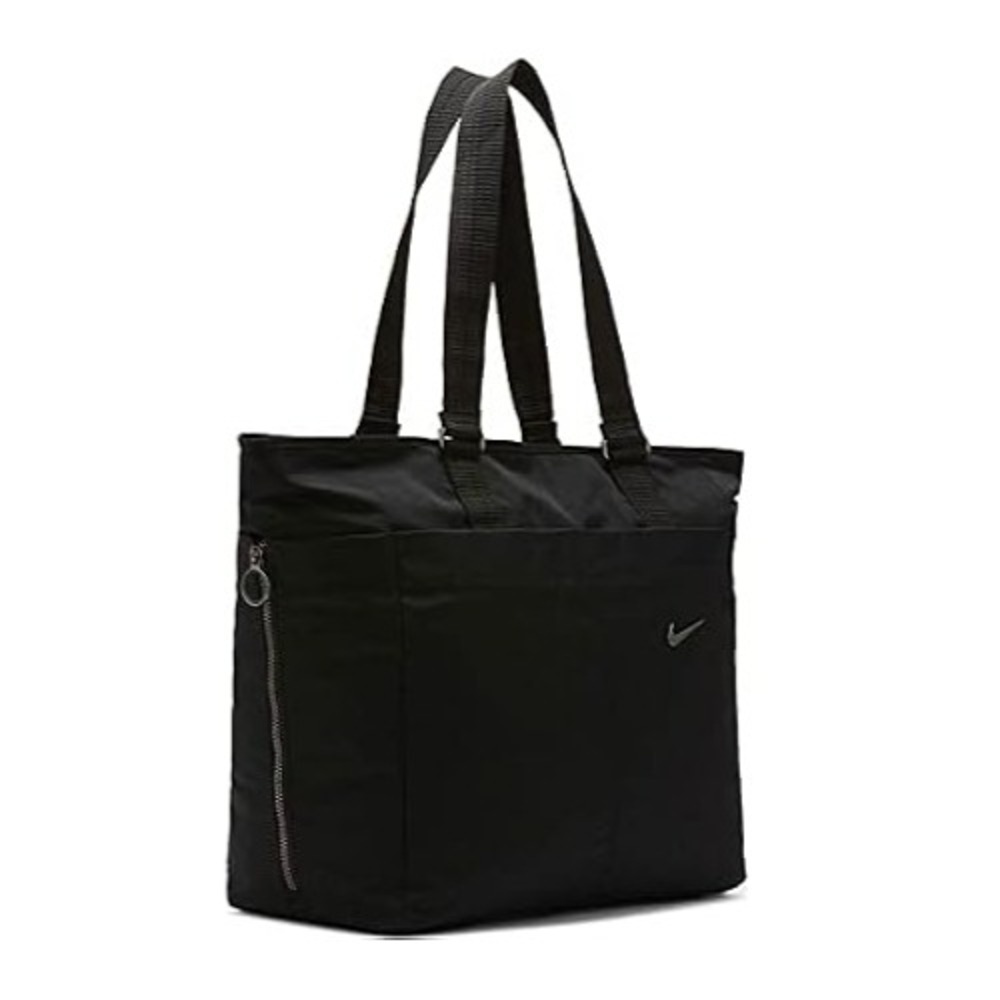Women's Nike One Lux Tote Bag Stone Black Fitness Training Gym CV0058-010 NEW